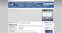 Desktop Screenshot of egyse.hu